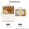 2027 New DIY Diamond Painting Wall Calendar Kit 12-Month Flip Calendar Design Home Decor