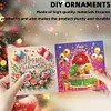 (US Only)6PCS DIY Diamond Art Greeting Cards Birthday Theme Congratulations Cards & Gifts