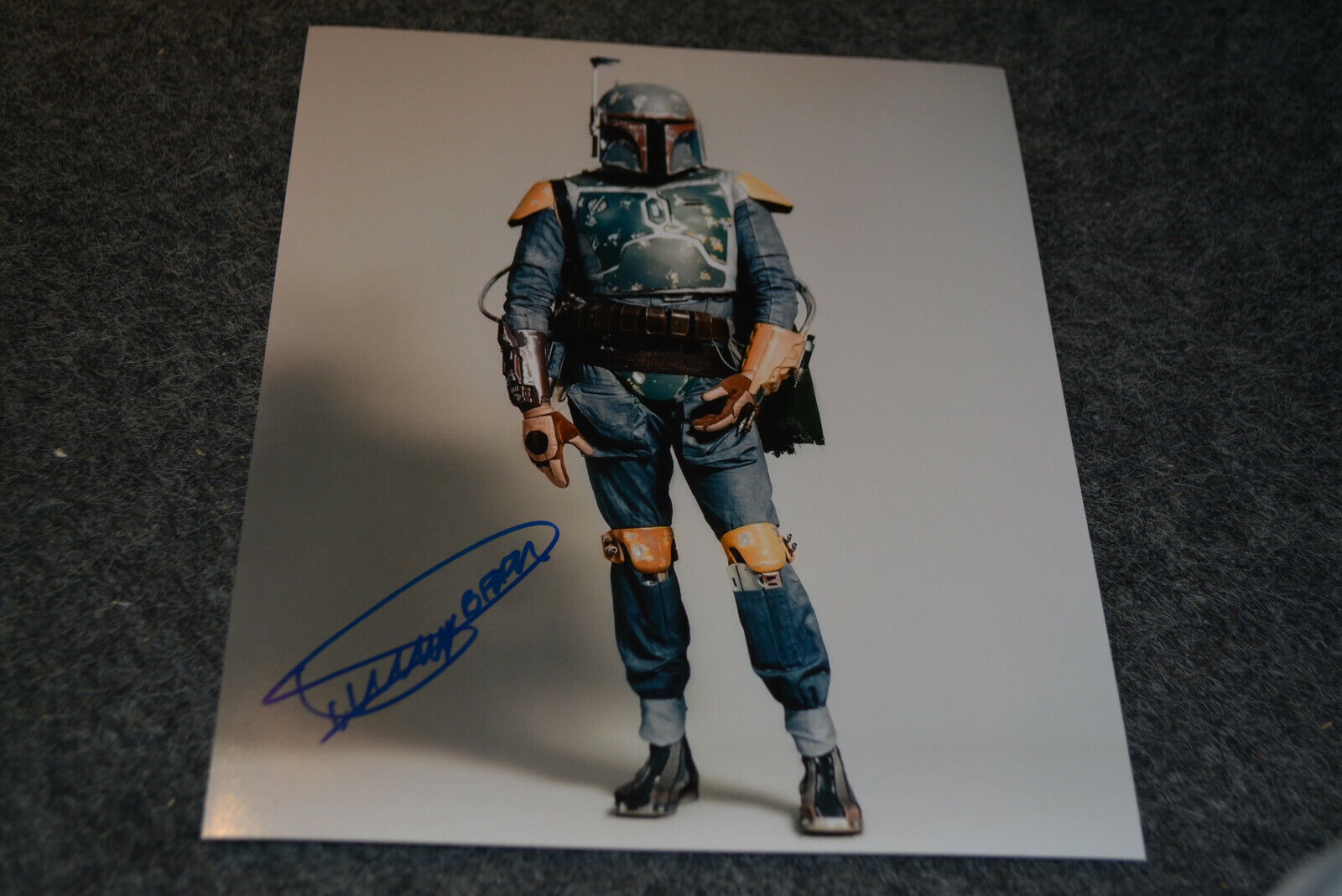 DICKY BEER signed autograph In Person 8x10 STAR WARS BOBA FETT