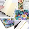 2 Stück 50-seitiges A5 Blumen Diamond Painting Notizbuch für Erwachsene Urlaubsgeschenk
