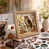 Moon & Owl Glass Mosaic DIY Craft Kit &ndash; Framed Halloween Wall Art