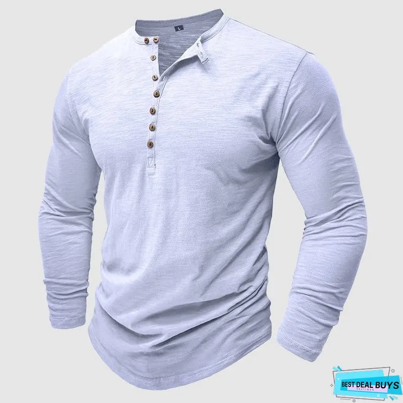 Blade Cotton Henley Shirt