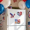 4pcs America 250th Anniversary DIY Diamond Art Magnets Kit Diamond Art Refrigerator Magnet Rhinestones Refrigerator Magnetic Sticker for Adult Beginners DIY Home Office Decor (01)