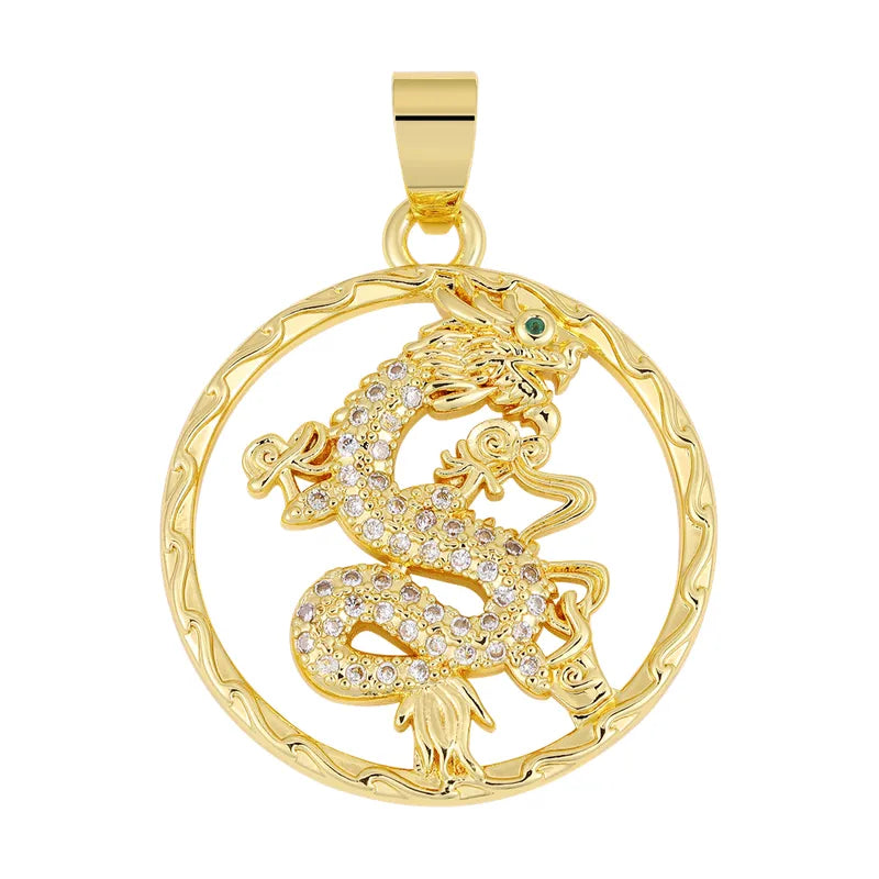 1 Piece 18.5*13.3MM Copper Zircon Geometric Heart Shape Flower Polished Pendant Jewelry Accessories