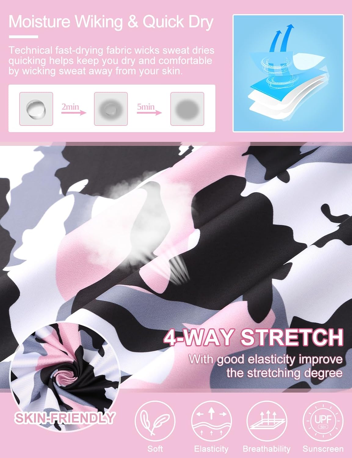 Women's Long Sleeve Golf Tennis Polo Shirts UPF50+ Half Zip Dry Fit Workout Tops Athletic Shirt