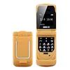 LONG-CZ J9 Pocket Flip Phone Bluetooth Dial 0.66 Inch 2G GSM Mobile Phone Supports Multiple Languages