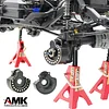 AMK Brass Internal Wheel Counter Weight Knuckle Counterweight 89g/pcs for 1/10 RC Crawler TRX-6 TRX-4 Bronco Defender Upgrade