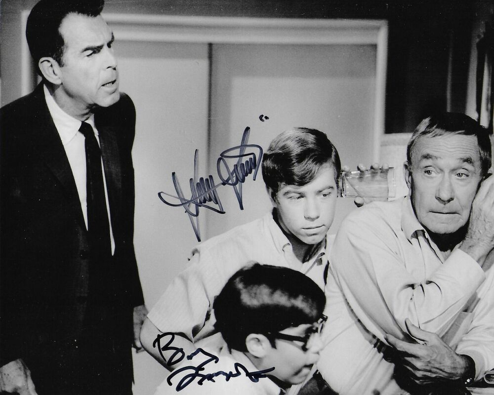 Stanley & Barry Livingston My Three Sons Original 8X10 Autographed Photo Poster painting #4