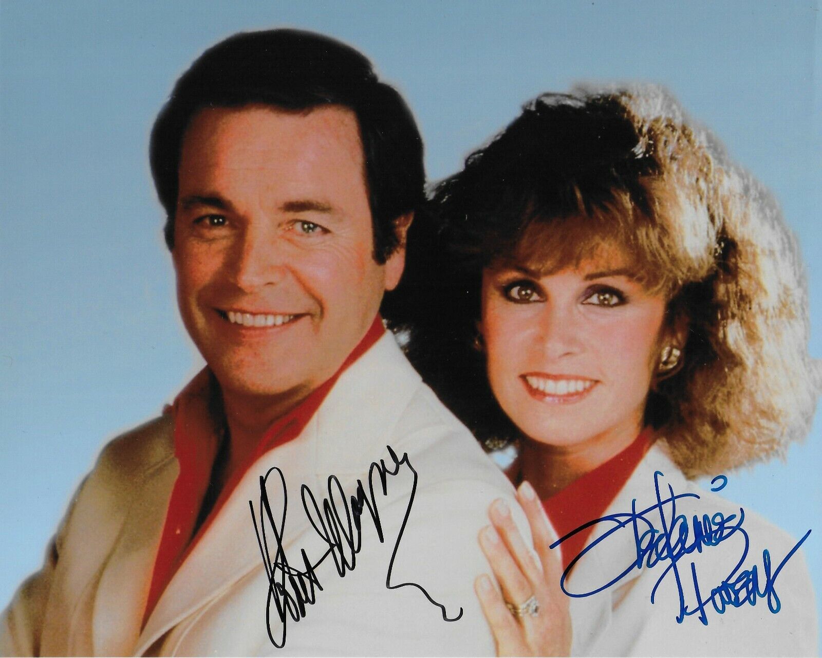 Robert Wagner & Stefanie Powers Hart to Hart Original Autographed 8X10 Photo Poster painting #20