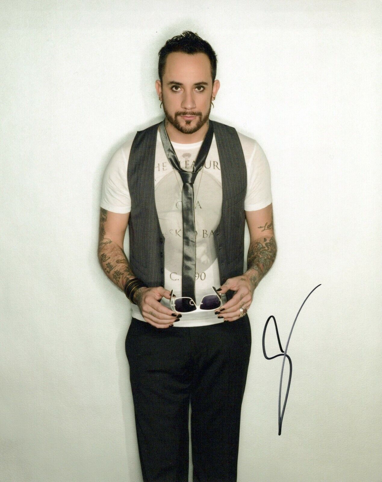 A.J. McLean Backstreet Boys autographed Photo Poster painting signed 8x10 #4