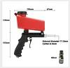  Portable Sand Blaster Gun Kit, Multipurpose Sandblasting Tool with Japanese Nozzle, for Cleaning Rust, Paint, Spray Gun