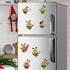 8pcs DIY Bee Diamond Painting Acrylic Fridge Magnet