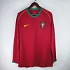 2006 Retro Long Sleeve Portugal Home Football Shirt 1:1 Thai Quality