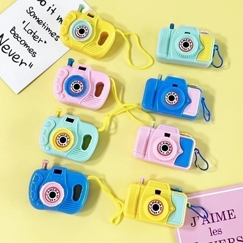 Children’s Cartoon Crab Square Round Cartoon Solid Color Camera Toy