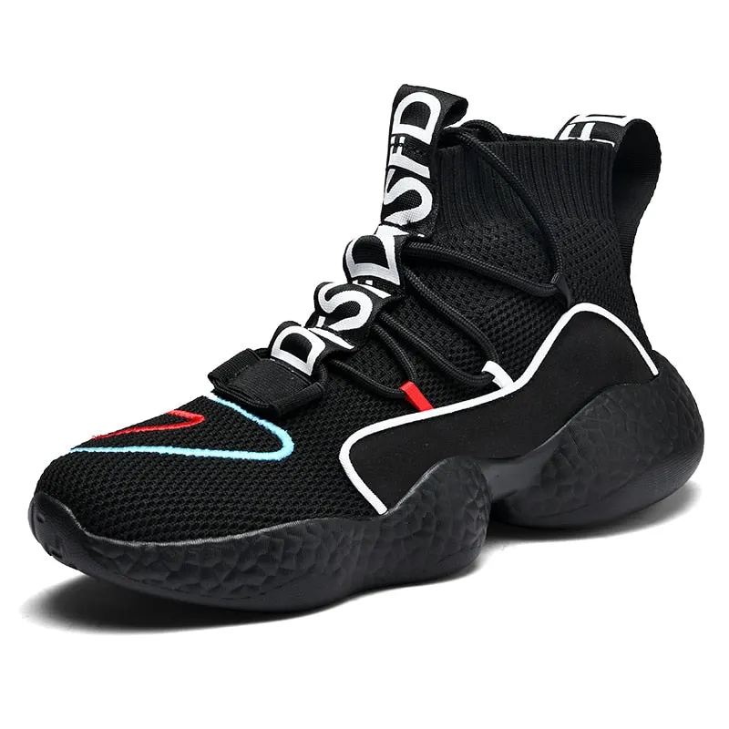 Nine o'clock Stylish Couple Casual Shoes Non-Leather Breathable Male Sneakers Outdoor Quality Anti-skid Footwear Big Size 35-50