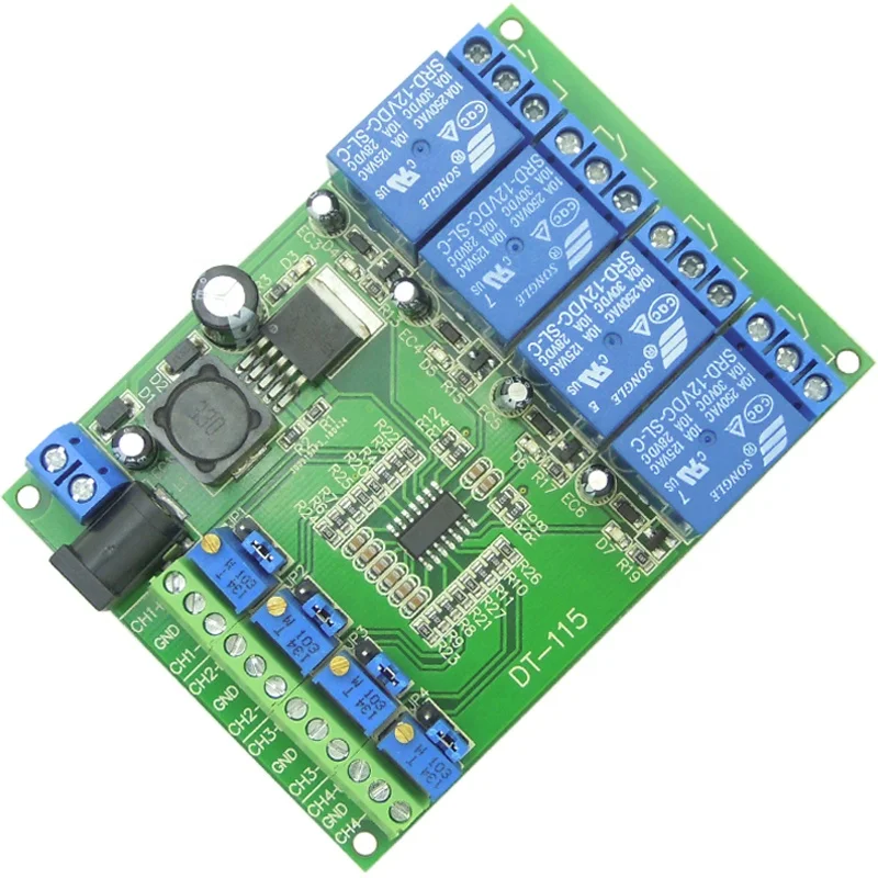 Quad Voltage Comparator Module Voltage Comparators 0-31V Adjustable Voltage Comparison Module LM339 LM393 for Modified