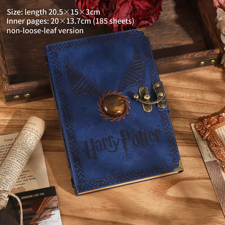 JOURNALSAY Harry Potter Snitch Hand Ledger Hand Ledger Notebook