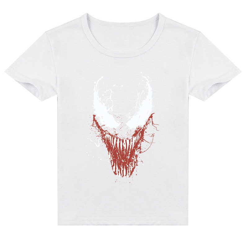 Mayoulove Venom T-shirt - Cool Spider-Man Anti-Hero Tee for Boys and Girls - Unique Cartoon Graphic Design - Perfect for Marvel Fans - Kid's Summer Casual Wear-Mayoulove