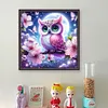 Pink Owl-11CT Stamped Cross Stitch 40*40cm/15.75*15.75in