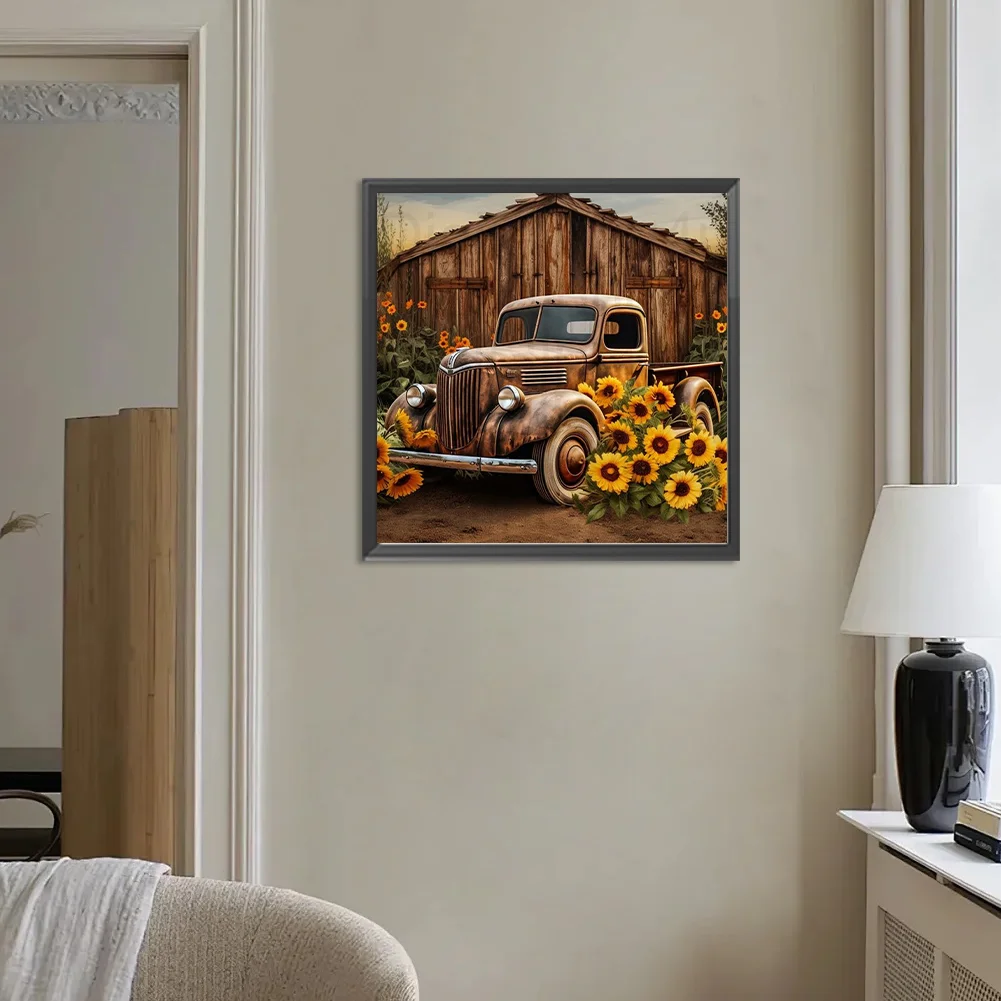 Diamond Painting - Full Round Drill - Car(Canvas|30*30cm)