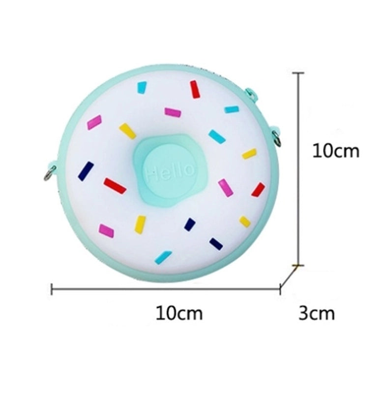 Kid’S Rainbow Silica Gel Side Zipper Kids Wallets