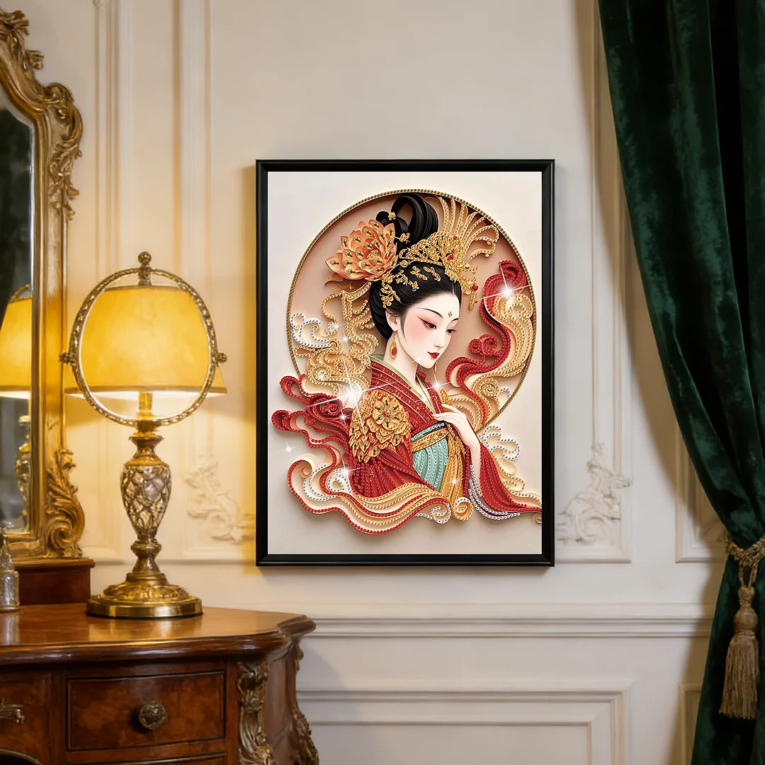Diamond Painting - Partial Special Shaped Drill - Royal Consort(Canvas|30x40cm)