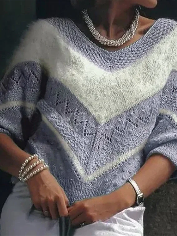 Women's Long Sleeve V-neck Graphic Printed Tops