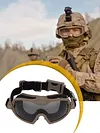 Anti-Fog Goggles Scratch-resistant Motorcycle Goggles Eye Protection for Hunting