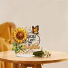 (US Local)Special Shape Sunflower Moon Diamond Painting Desktop Decorations for Home Decor