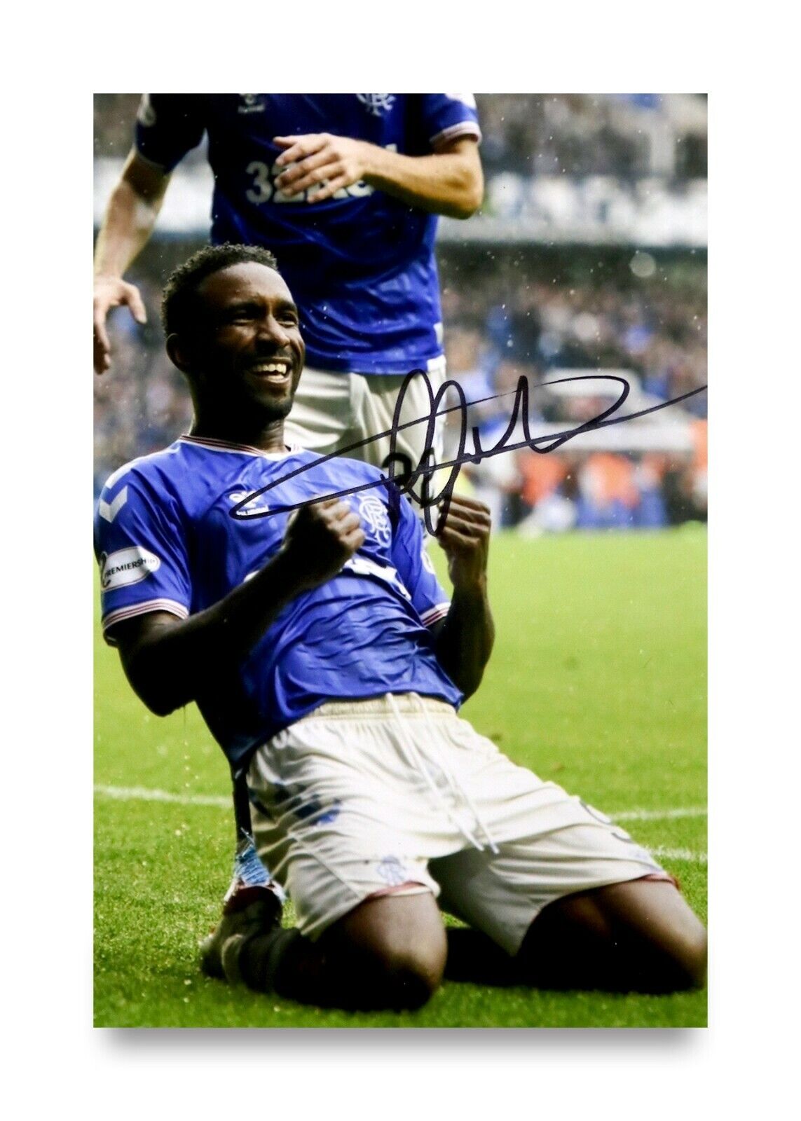 Jermain Defoe Signed 6x4 Photo Poster painting Glasgow Rangers Tottenham Hotspur Autograph + COA