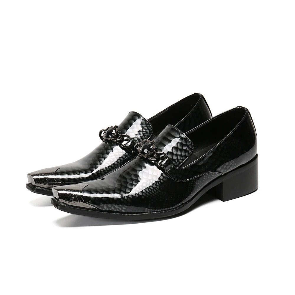 VCSHOES Business Office Formal Shoes Men Increase Height Genuine Leather Shoes Wedding Party Men Dress Shoes Oxfords