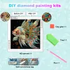carpe koi - peinture diamant de forme sp&eacute;ciale - 30*30cm