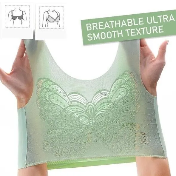 Deerwon Bra-Ultra-thin Plus Size Ice Silk Comfort Bra