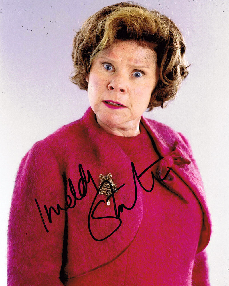 Imelda Staunton HAND SIGNED Autograph in Harry Potter Movie 10x8 Photo Poster painting AFTAL COA