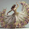 Diamond Painting-DIY Crystal Rhinestone Ballet Girl