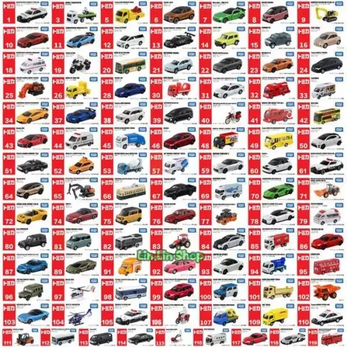 Dronehint 2023 Tomica Takara Tomy No.1-120 Model Car Diecast Gift Toy Collect Lot Choose Toy
