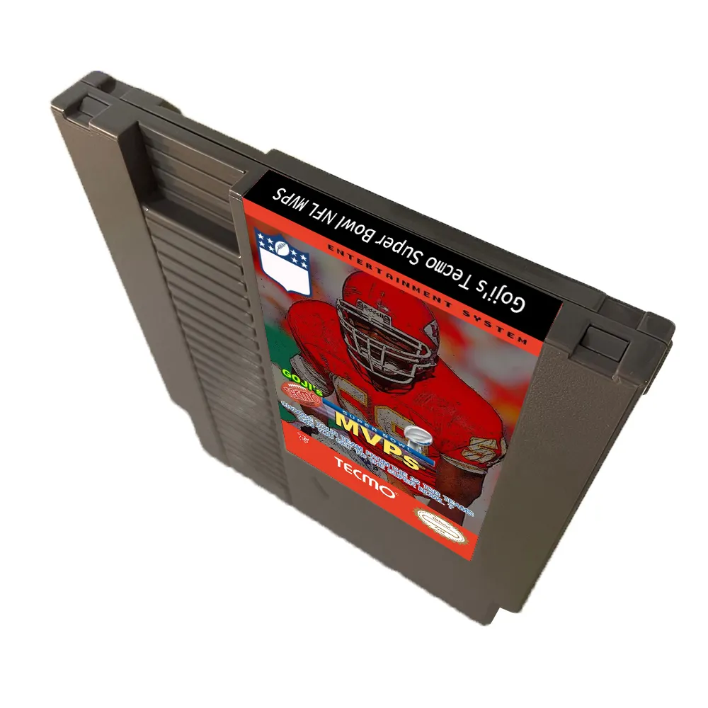 Goji's Tecmo Super Bowl NFL MVPS NES For Nintendo Entertainment System Console - 8 Bit Game Cartridge
