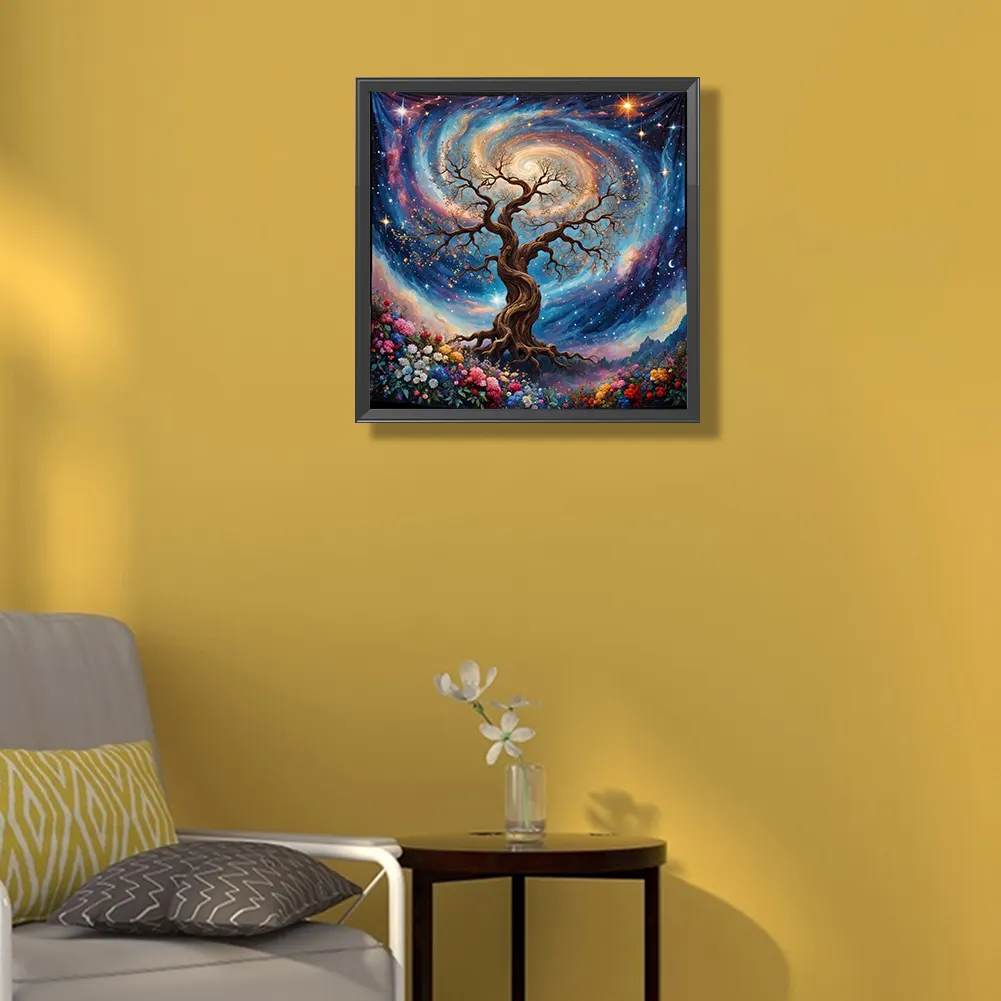 Diamond Painting - Full Square Drill - Tree(Canvas|45*45cm)