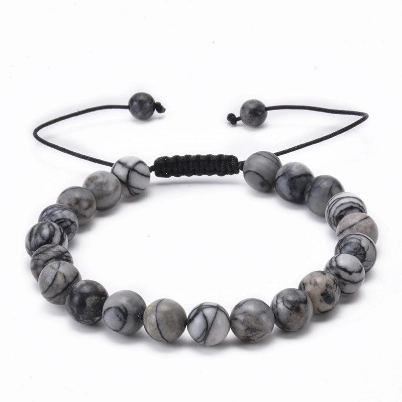 Minimalist Multicolor Agate Tiger Eye Lapis Lazuli Bracelets