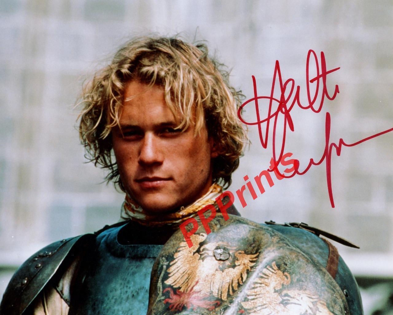 HEATH LEDGER SIGNED AUTOGRAPHED 10X8 SIGNED REPRO Photo Poster painting PRINT Willy Knights