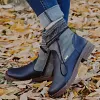 Womens Boots Retro Warm Martin Boots