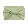 Stylish Plain Colors Elastic Knot Wide Hair Head Bands