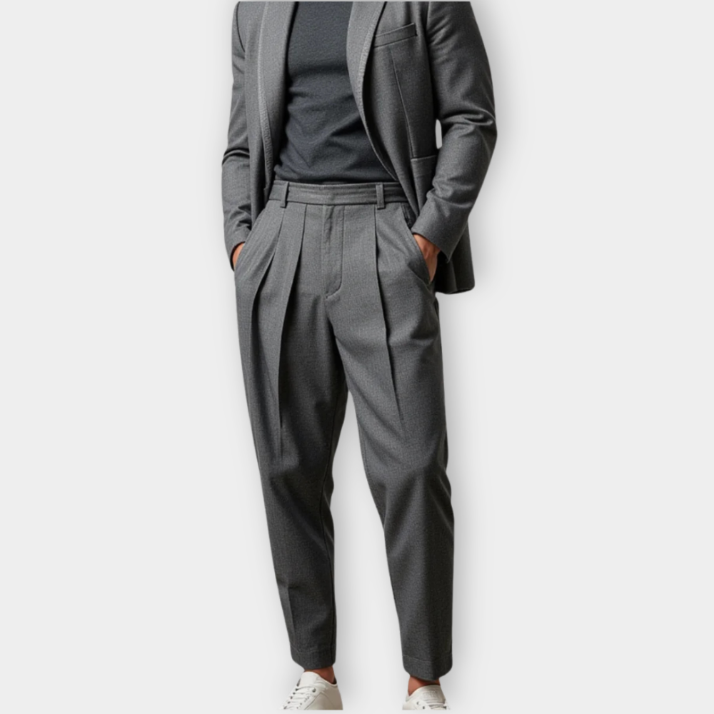 Casual Pleated Pants