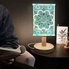 DIY Special Shaped Diamond Painting Wooden Stand LED Lamp Night Light Kit Bedside Small Desk Light Home Decoration Lamp