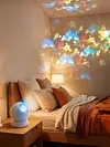 Dynamic Rotating LED Ocean Wave Projector Night Light USB Powered