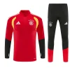 Germany 26-27 1/4 Zip Tracksuit Red Chandal