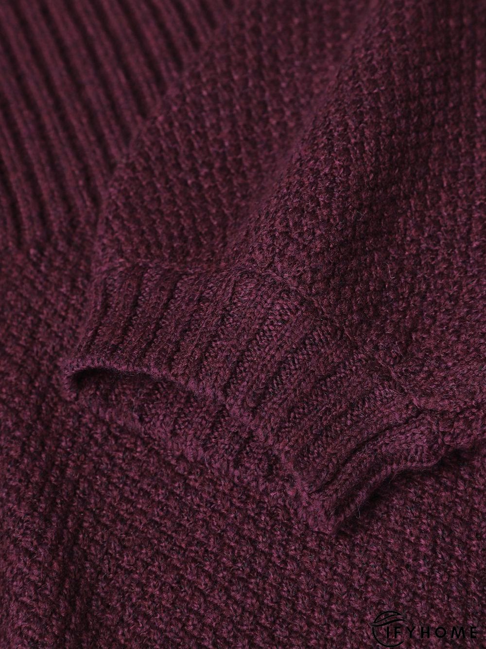 Elegant Solid Long Sleeve Sweater Dress | IFYHOME