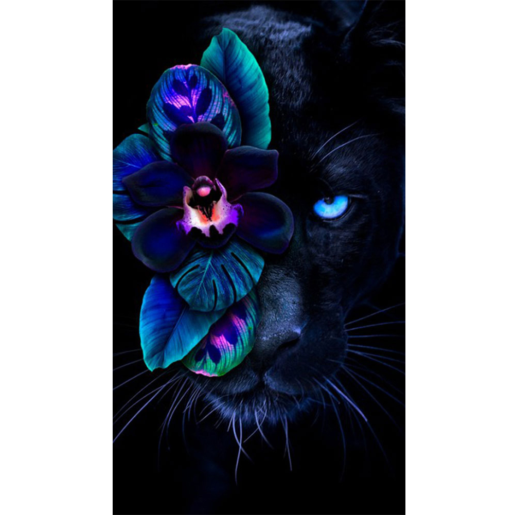

Flower Panther - Square Drill Diamond Painting - 40*70CM (Big Size), 501 Original