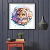 4pcs Diamond Painting -DIY Round Drill Animal