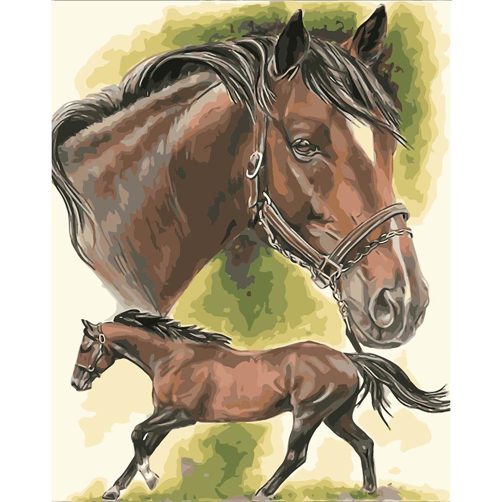 

40*50CM Paint By Numbers-Running Horse, 501 Original